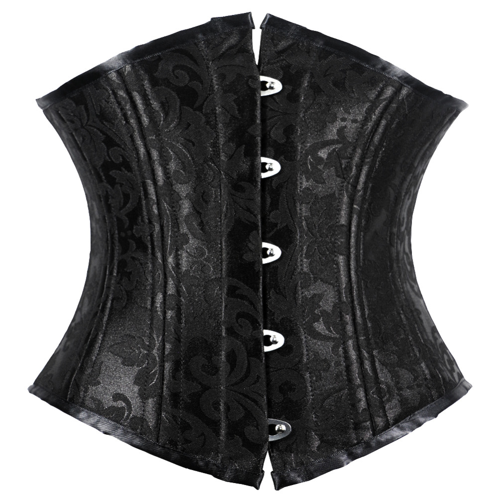 Spiral steel boned Underbust corset and bustier body slimming Lingerie waist cincher Plus size clothing XS-6XL, Black;white
Spiral steel boned Underbust corset and bustier body slimming Lingerie waist cincher Plus size clothing XS-6XL, Black;white