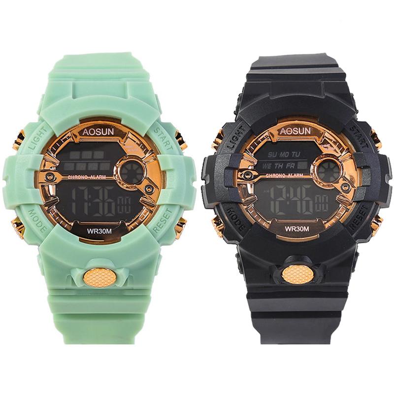 Wristwatches Kids Watches Multi-function Lights Children's With Luminous Waterproof Electronic Children Date Week Watch, Black
Wristwatches Kids Watches Multi-function Lights Children's With Luminous Waterproof Electronic Children Date Week Watch, Black