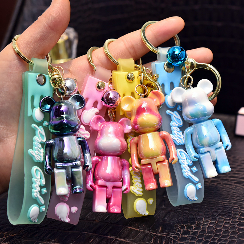 2021 Creative Acrylic Violent Bear key chain cartoon cute two-color violents Bears car keys chains
2021 Creative Acrylic Violent Bear key chain cartoon cute two-color violents Bears car keys chains