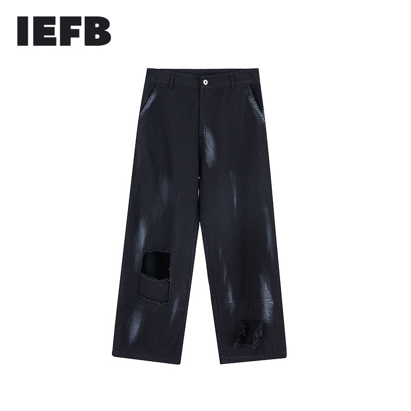 IEFB American Graffiti Letter Printed Distressed Jeans Men's High Street Trend Loose Straight Denim Pants Spring 9Y5925 210524, Khaki
IEFB American Graffiti Letter Printed Distressed Jeans Men's High Street Trend Loose Straight Denim Pants Spring 9Y5925 210524, Khaki
