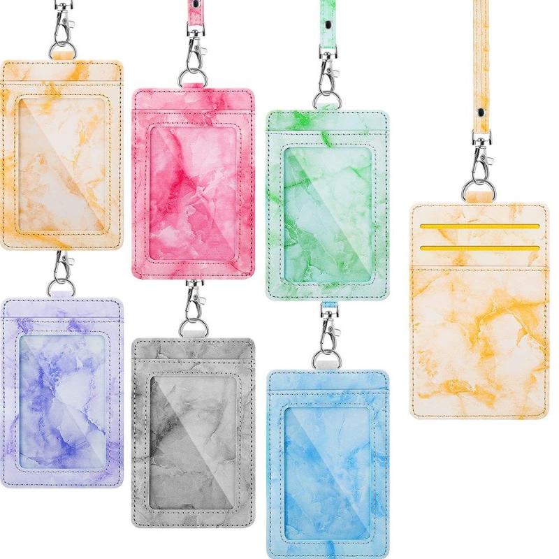 Card Holders Women And Men Pouch Marble Pattern ID Cards Holder Wallet Case Badge Neck Lanyard, Black
Card Holders Women And Men Pouch Marble Pattern ID Cards Holder Wallet Case Badge Neck Lanyard, Black