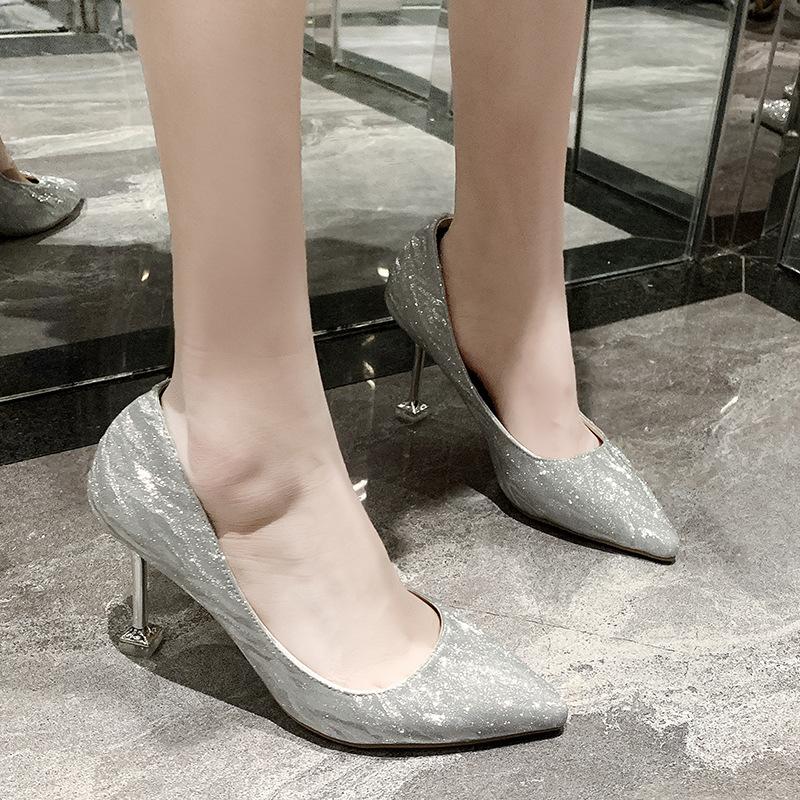 Dress Shoes Ladies Elegant Pointed Toe Party Sexy 2021 Stiletto Heels Wedding Women's, Gold
Dress Shoes Ladies Elegant Pointed Toe Party Sexy 2021 Stiletto Heels Wedding Women's, Gold