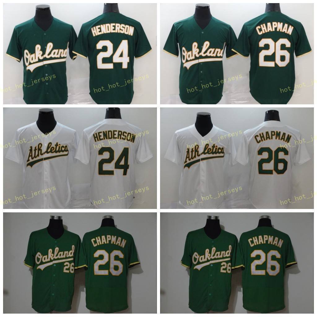 Mens 24 Ricky Henderson Baseball Jerseys 26 Matt Chapman Stitched Flexbase Cool Base Team White Green, Men
Mens 24 Ricky Henderson Baseball Jerseys 26 Matt Chapman Stitched Flexbase Cool Base Team White Green, Men