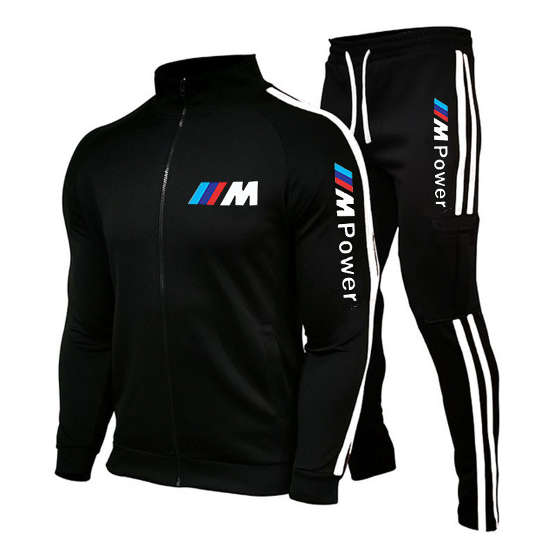 BMW -men's football zipper sweatshirt and pants, two-piece casual gym sportswear, sweat suit, novelty, Gray
BMW -men's football zipper sweatshirt and pants, two-piece casual gym sportswear, sweat suit, novelty, Gray