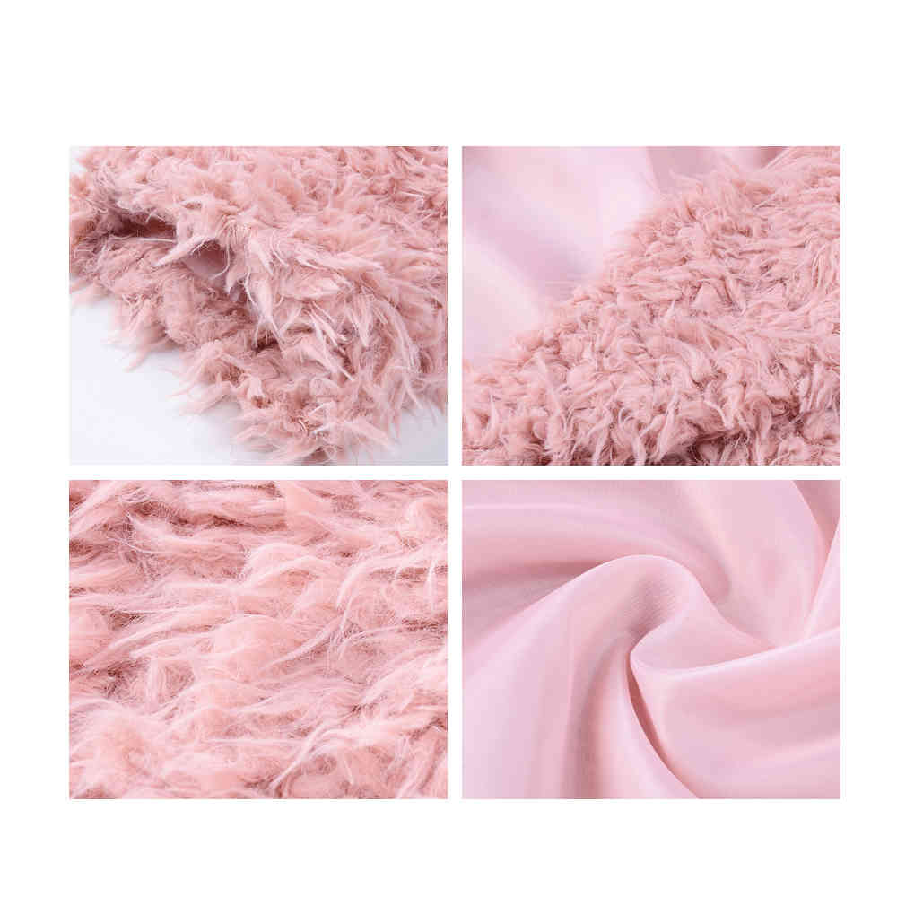 Elegant Faux Fur Coat Puls Size Plush Jackets Europe Style Overcoat Women Winter Casual Long Sleeve Cardigan Outwear 210428