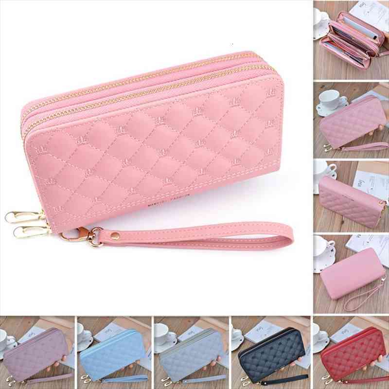 fashion embroidery womens long wallet double zipper card pocket large capacity clutch bag, Red;black
fashion embroidery womens long wallet double zipper card pocket large capacity clutch bag, Red;black