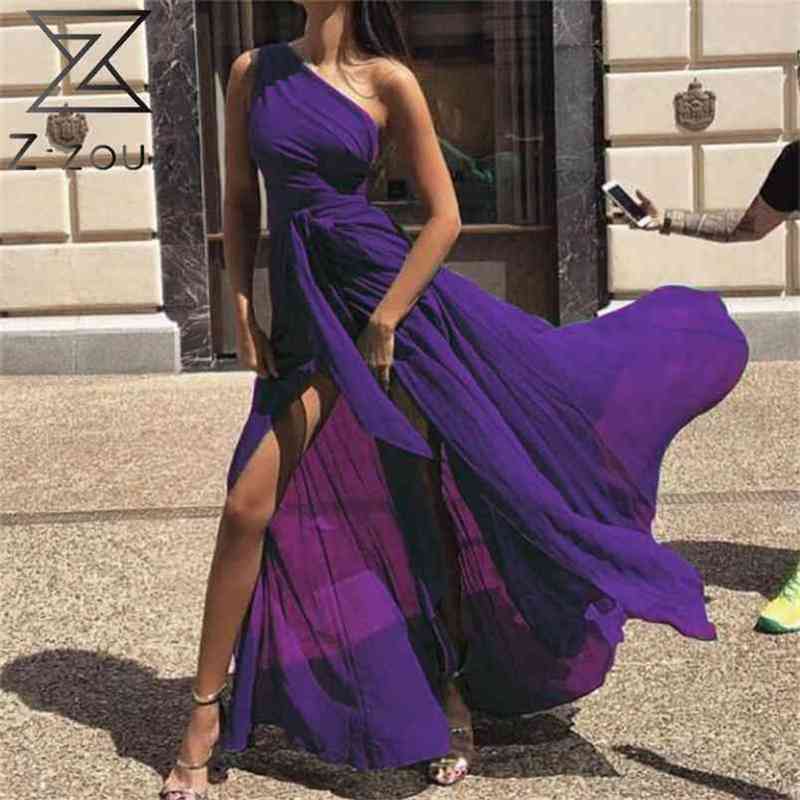 Women Dress Bandage Irregular Off Shoulder Plus Size Sexy Long Summer es Fashion Clothes 210513