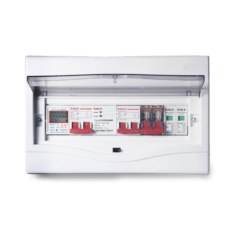 OOTDTY 5 (60) ONE 220V 50HZ Eenfase Din Rail KWH Watt Uur Din-rail Energy meter LCD