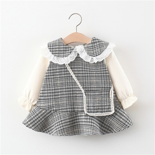 Girl's Dresses Autumn Long Sleeve Lace Collar Girls Clothes Plaid Printed Mini Dress Toddler Costume Baby For 0-24M 1023, Bn1855 pink
Girl's Dresses Autumn Long Sleeve Lace Collar Girls Clothes Plaid Printed Mini Dress Toddler Costume Baby For 0-24M 1023, Bn1855 pink