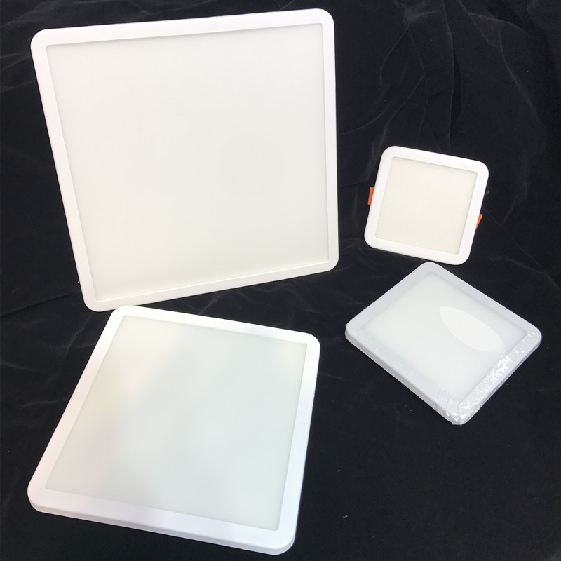 AC 85-265V Ultra Thin Round LED Panel Light 6W 8W 15W 20W Aluminum Ceiling Recessed Downlight open hole adjustable White