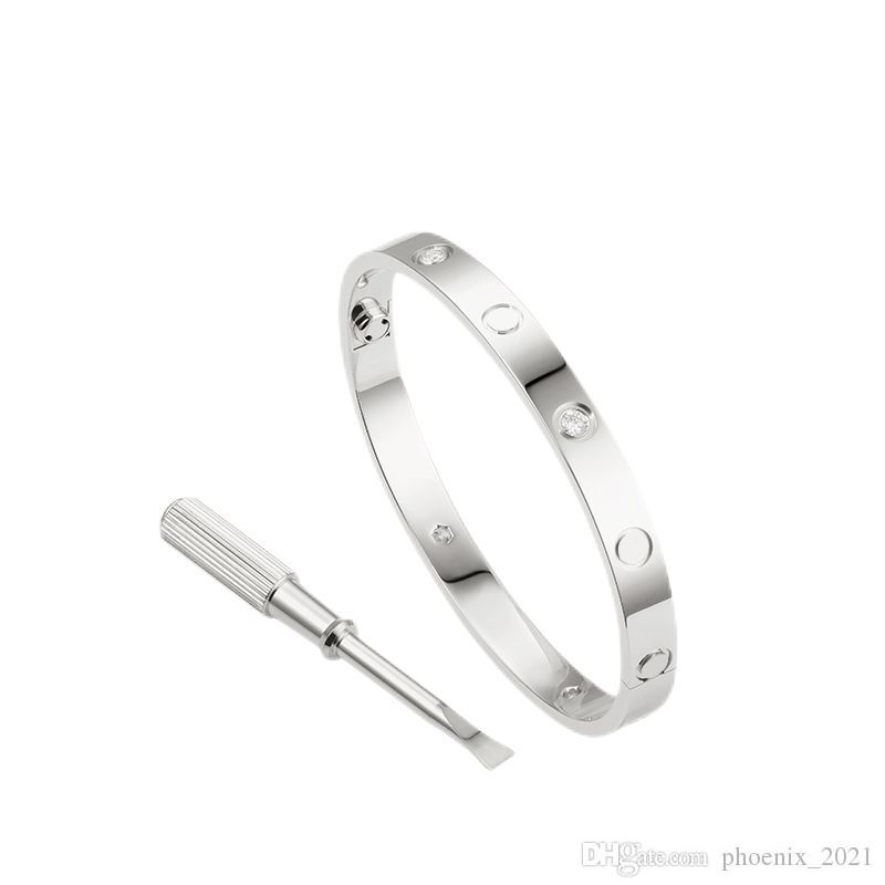 Love Screw Bracelet 2021 Designer Bracelets Luxury Jewelry Women Bangle 4 Diamond Classic Titanium Steel Alloy Gold-Plated Craft Never Fade, Black
Love Screw Bracelet 2021 Designer Bracelets Luxury Jewelry Women Bangle 4 Diamond Classic Titanium Steel Alloy Gold-Plated Craft Never Fade, Black