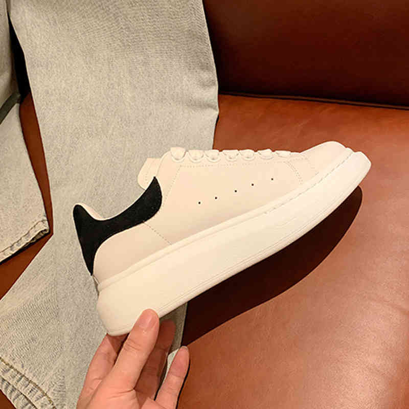 Skate shoes Platform Shoes Women Thick Body White Leather Designer Sneakers Girl Top Quality Skateboard Alexander Eu 35 44 210826 от DHgate WW