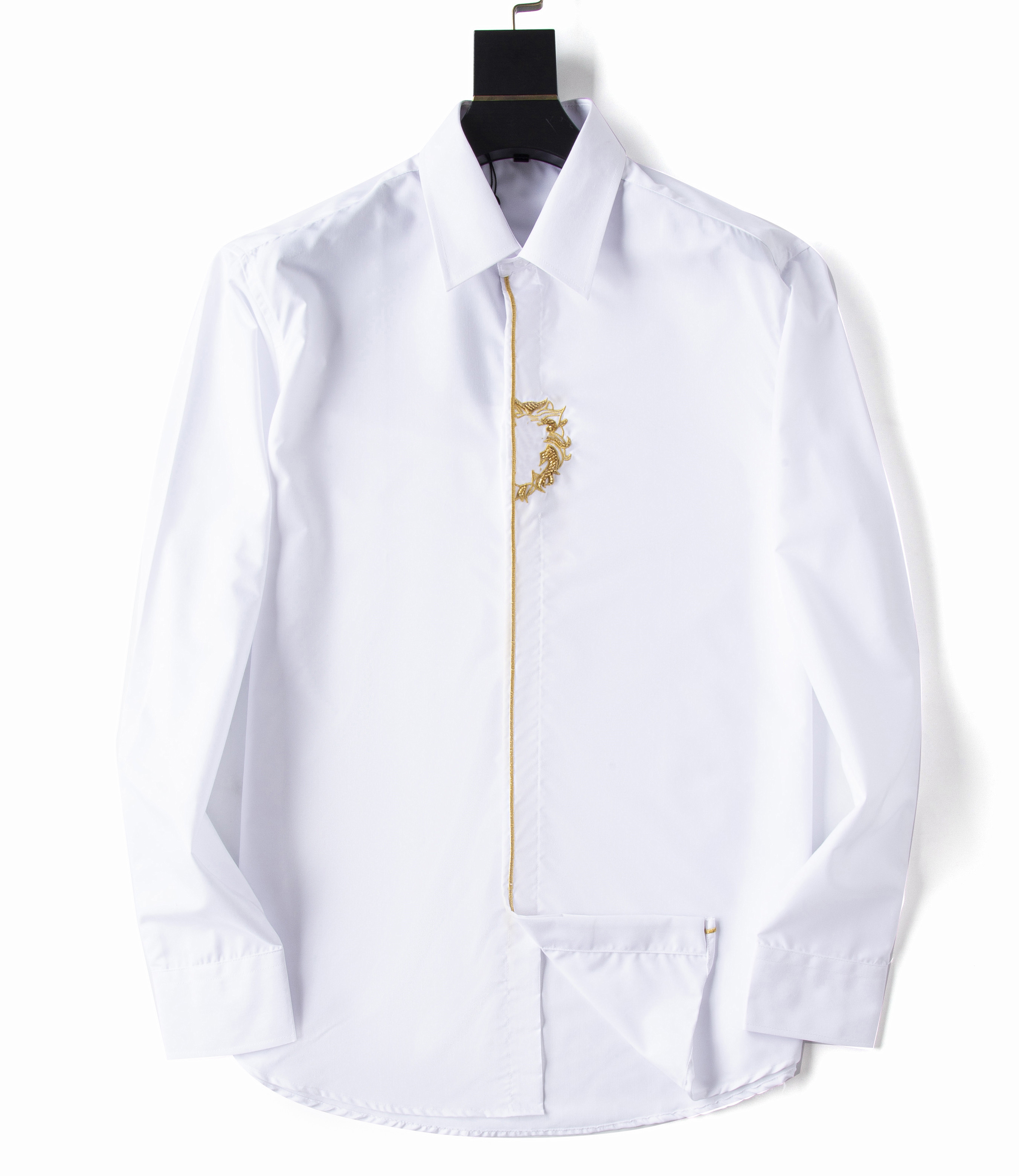 2021 Designers Mens Dress Business Fashion Casual Shirt Brands Men Spring Slim Fit Shirts chemises de marque pour hommes# M-3XLmen03, White
2021 Designers Mens Dress Business Fashion Casual Shirt Brands Men Spring Slim Fit Shirts chemises de marque pour hommes# M-3XLmen03, White