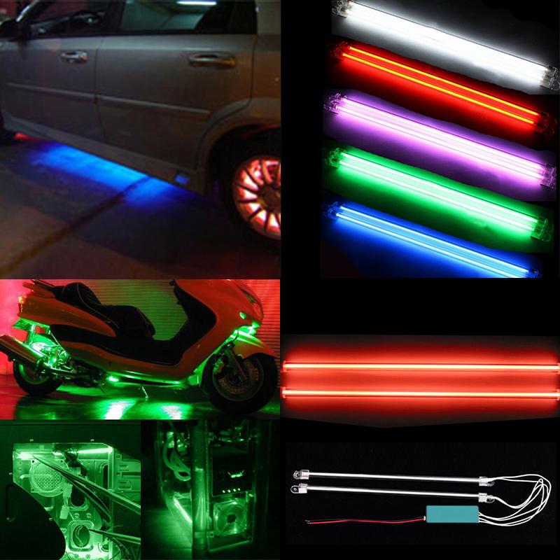 Interior&External Lights 2PCS 15CM Car Undercar Underbody Neon Tube Light Interior Motorcycle Computer Case Styling Atmosphere Lamp
Interior&External Lights 2PCS 15CM Car Undercar Underbody Neon Tube Light Interior Motorcycle Computer Case Styling Atmosphere Lamp