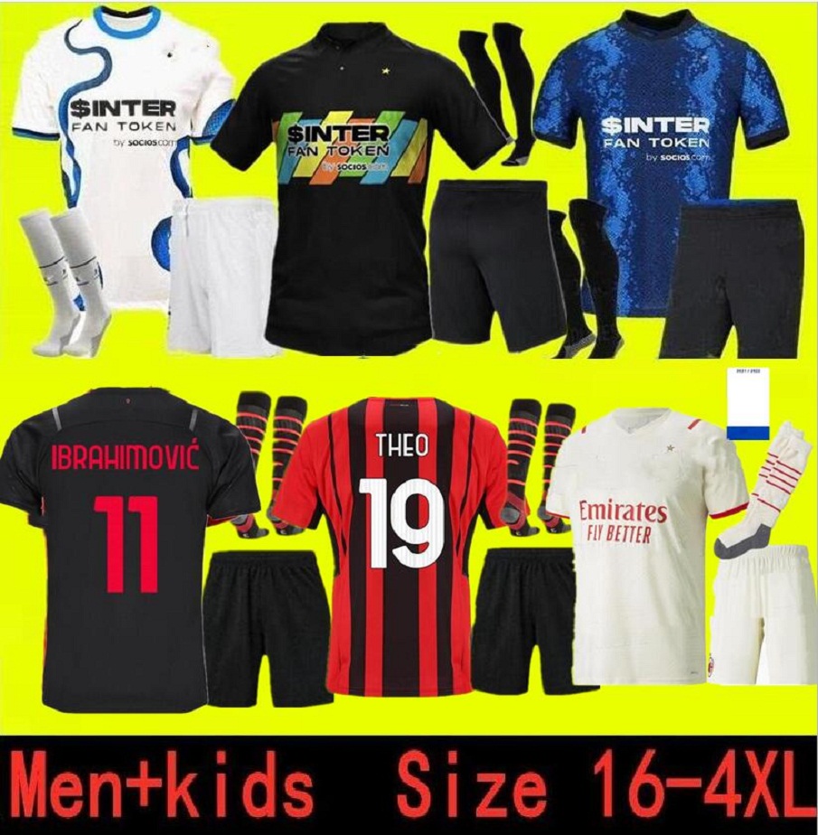 Men+kids INTER soccer jersey AC BARELLA CORREA DZEKO MILAN GIROUD IBRAHIMOVIC LAUTARO ERIKSEN THEO BRAHIM 21 22 football shirt 2021 2022 uniforms, Black;yellow
Men+kids INTER soccer jersey AC BARELLA CORREA DZEKO MILAN GIROUD IBRAHIMOVIC LAUTARO ERIKSEN THEO BRAHIM 21 22 football shirt 2021 2022 uniforms, Black;yellow