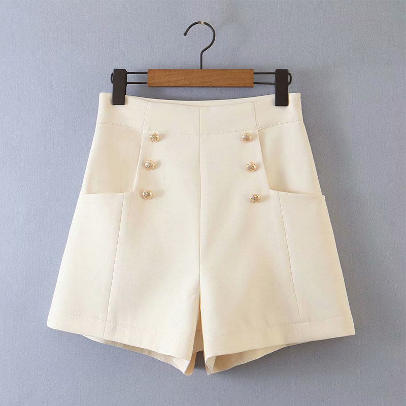 Korean Style Loose Suit Wild Lapel Long Sleeve Simple Pure Color Chic Women's Jacket Short Sweet Female Pants 210507