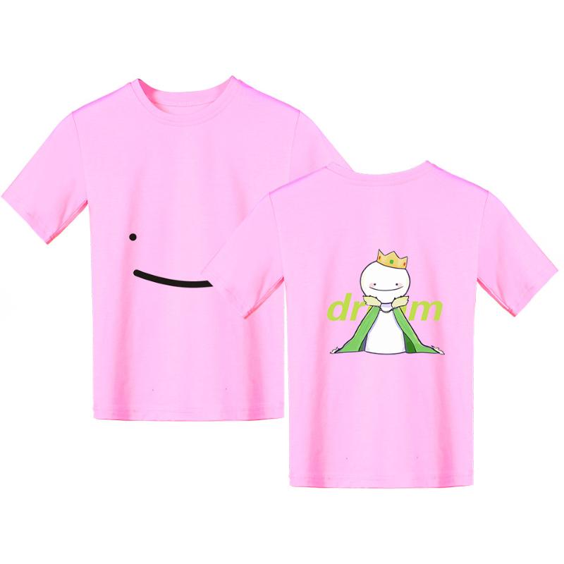 

Men's T-Shirts DreamWasTaken Kids T Shirt Summer Cartoon Short Sleeve For Girls Boys Dream Smp Merch Graphic Tees Children Clothes, 009