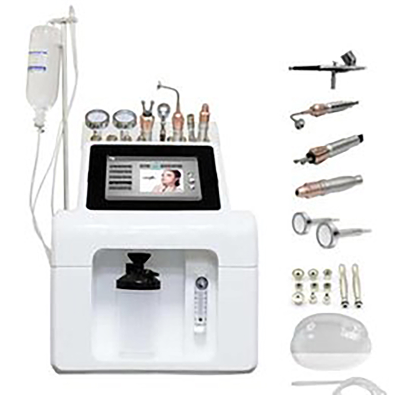 9 in1 Diamond Microdermabrasion Dermabrasion Machine PDT Exfoliation Removal Wrinkle Facial Peeling Tools With oxygen mask