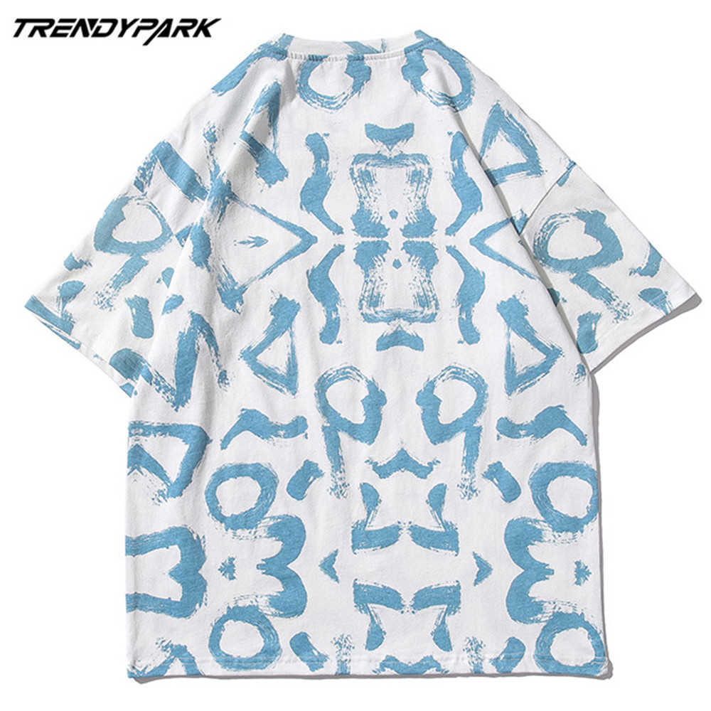 Men's T-shirt Stamping Letters Printing Summer Short Sleeve Hip Hop Oversized Cotton Casual Harajuku Streetwear Tshirts Clothing 210601
