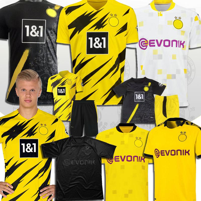 HAALAND Borussia Dortmund 110th soccer jersey REYNA HAZARD SANCHO REUS E.CAN HUMMELS BRANDT Men Kids kit third maillot, Black;yellow
HAALAND Borussia Dortmund 110th soccer jersey REYNA HAZARD SANCHO REUS E.CAN HUMMELS BRANDT Men Kids kit third maillot, Black;yellow