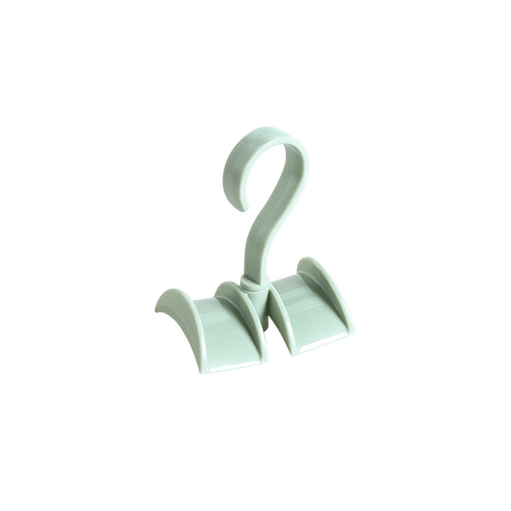 360 degrees of rotation cabinet storage hanger hanging rack holder hook enlarge double design hooks thicken material pp