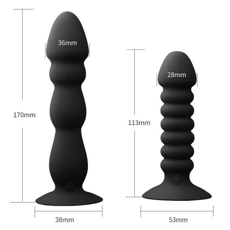 Vibrating Butt Plug 10m Wireless Remote Control Male Vibrator For Gays 10 Speeds Vibrative Anal Sex Toys Anus Prostate Massage Y201118