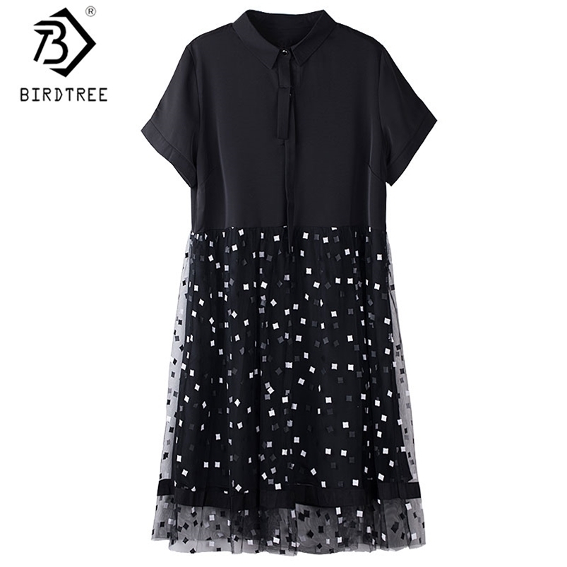 Plus Size A-Line Patchwork Women Dress Spring Summer Short Sleeve Printing Ladies Loose Midi Shirt D0D325N 210701, Black
Plus Size A-Line Patchwork Women Dress Spring Summer Short Sleeve Printing Ladies Loose Midi Shirt D0D325N 210701, Black