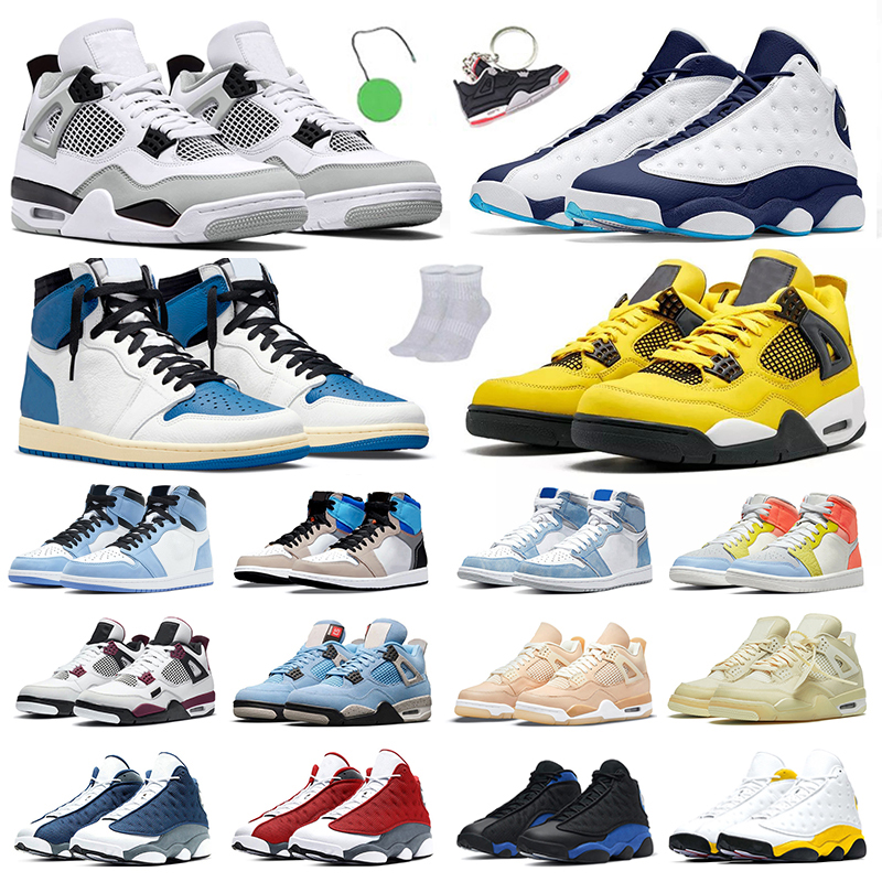 Men Women Basketball Shoes 1s Military University Blue Pine Green Bred 4s Wild Things Sail White Oreo Hand Crafted 13s Court Purple Del Sol Trainers Sports Sneakers, 17
Men Women Basketball Shoes 1s Military University Blue Pine Green Bred 4s Wild Things Sail White Oreo Hand Crafted 13s Court Purple Del Sol Trainers Sports Sneakers, 17
