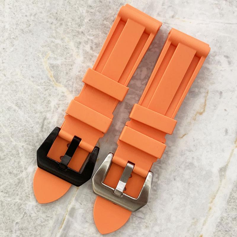 Watch Bands Orange Bracelet For PAM 368 389 111 351 441 Rubber 20 22 24 26mm WatchBand Accessories Silicone Band Strap от DHgate WW