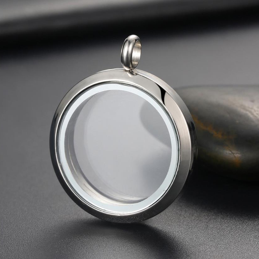 Fashion 316L Stainless Steel Locket Screw Open Floating Charms Glass Living Memory Pendnat Jewelry от DHgate WW