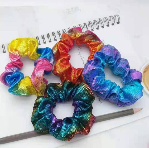 Hair Scrunchie Accesories Women Girl Ponytail Holder Rope Hair scrunchies Dot Shiny Fabric Gradient color Laser Hair bands Headbands, Random color
Hair Scrunchie Accesories Women Girl Ponytail Holder Rope Hair scrunchies Dot Shiny Fabric Gradient color Laser Hair bands Headbands, Random color