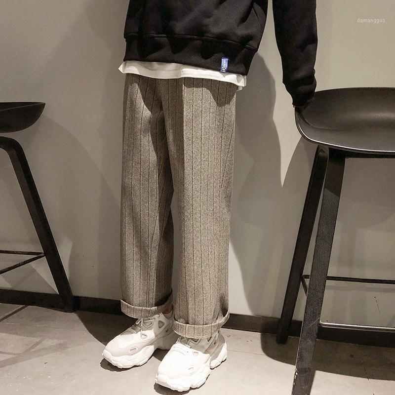 Men's Pants 2021 Winter Woolen Vertical Stripe Wool Leisure Casual Loose Grey/camel Sweatpants Active Elastic Trousers, Darkgrey
Men's Pants 2021 Winter Woolen Vertical Stripe Wool Leisure Casual Loose Grey/camel Sweatpants Active Elastic Trousers, Darkgrey