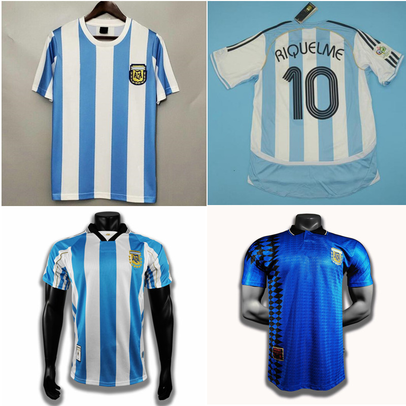 Top 1978 1986 1994 Argentina Retro Jerseys VINTAGE CLASSIC MARADONA Soccer Jersey 1998 2006 Football Shirt RIQUELME MESSI maillot de foot, Argentina1978home
Top 1978 1986 1994 Argentina Retro Jerseys VINTAGE CLASSIC MARADONA Soccer Jersey 1998 2006 Football Shirt RIQUELME MESSI maillot de foot, Argentina1978home