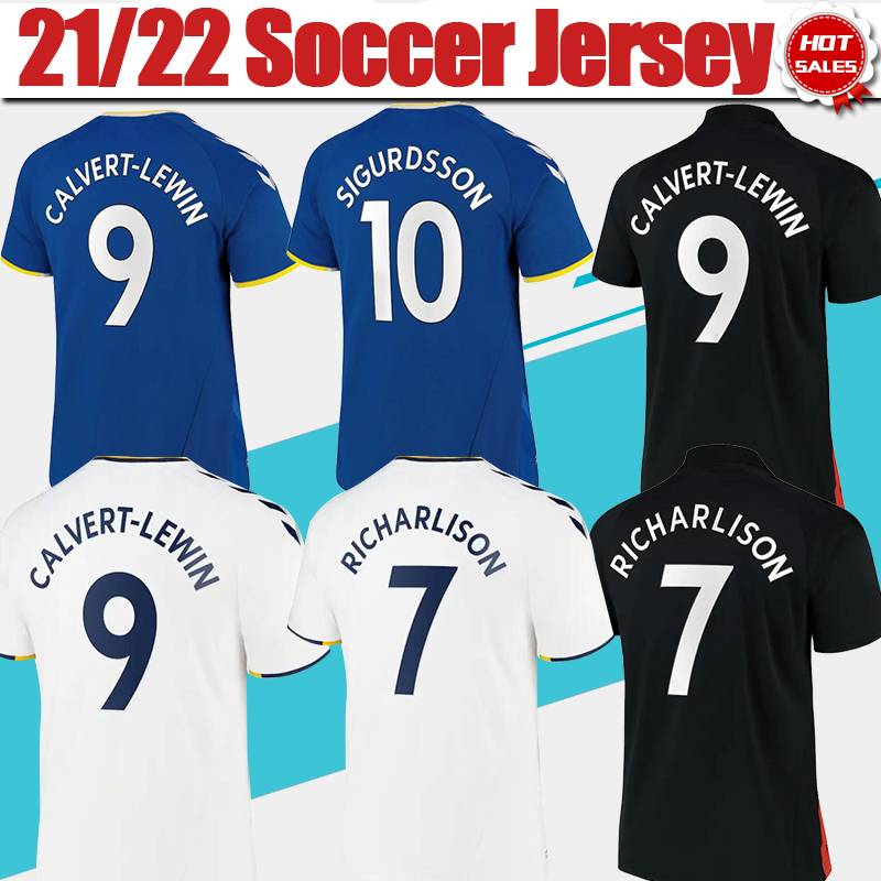 #14 TOWNSEND Home Blue Soccer Jerseys 21/22 #9 CALVERT-LEWIN Men Away Black Soccer Shirt 2021/2022 #10 SIGURDSSON #7 RICHARLISON 3rd White F, Black;yellow
#14 TOWNSEND Home Blue Soccer Jerseys 21/22 #9 CALVERT-LEWIN Men Away Black Soccer Shirt 2021/2022 #10 SIGURDSSON #7 RICHARLISON 3rd White F, Black;yellow