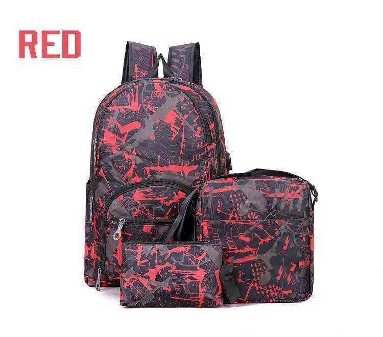 Hot out door outdoor bags camouflage travel backpack computer bag Oxford Brake chain middle school student bag many colors Mix XSD1008
