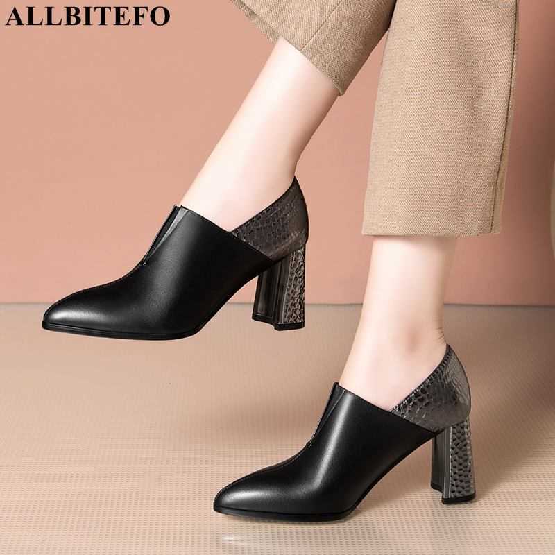 ALLBITEFO size 33-42 mixed color design gnenuine leather women heels fashion casual high heel shoes high heels tacones mujer 210611, As picture
ALLBITEFO size 33-42 mixed color design gnenuine leather women heels fashion casual high heel shoes high heels tacones mujer 210611, As picture
