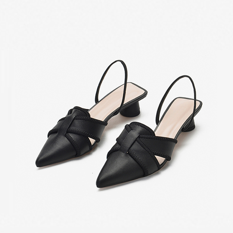sandals summer shoes baotou with sandals and slippers version of the woman word sharp thick women's high heels qyvi, Black
sandals summer shoes baotou with sandals and slippers version of the woman word sharp thick women's high heels qyvi, Black