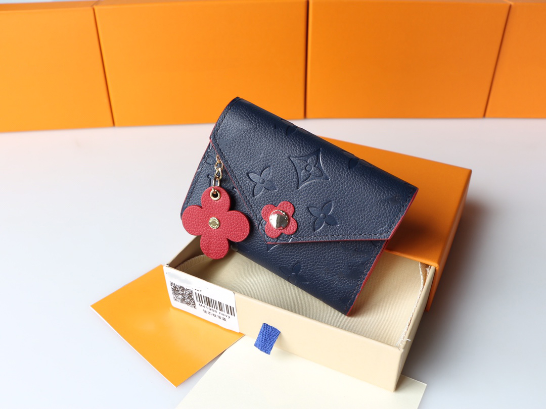 Top quality man and woman purse Leather Change Card designer luxury short hand fashion classic famous brand with box