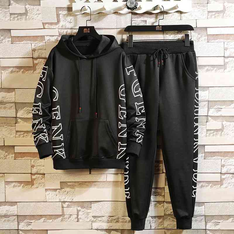 2021 autumn new Korean Chao brand long sleeve Pants Set printed hooded fashion casual sweater men, Gray
2021 autumn new Korean Chao brand long sleeve Pants Set printed hooded fashion casual sweater men, Gray