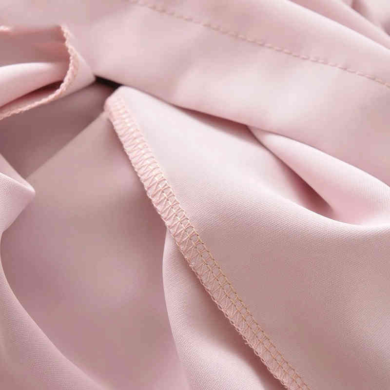 Fashion Pink Wide Leg Pants Women Casual High Waist Pleated Trousers Female Solid Color Elegant Loose Summer 210515