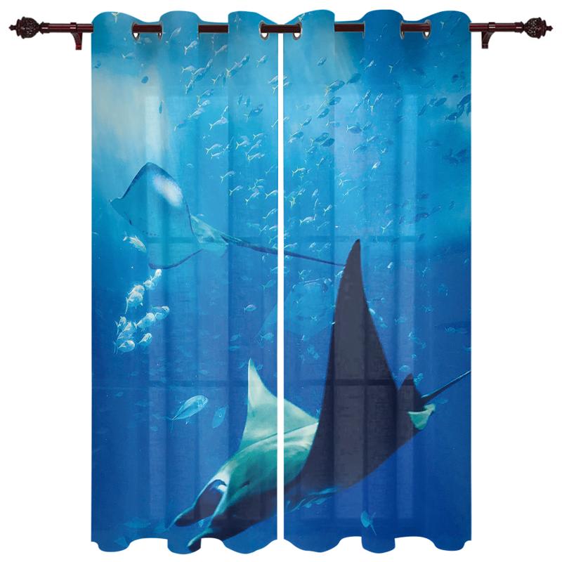 Luxury Modern Window Curtains Ocean Fish Swimming Bedroom Living Room Dining Translucent Beautiful Curtain & Drapes
Luxury Modern Window Curtains Ocean Fish Swimming Bedroom Living Room Dining Translucent Beautiful Curtain & Drapes