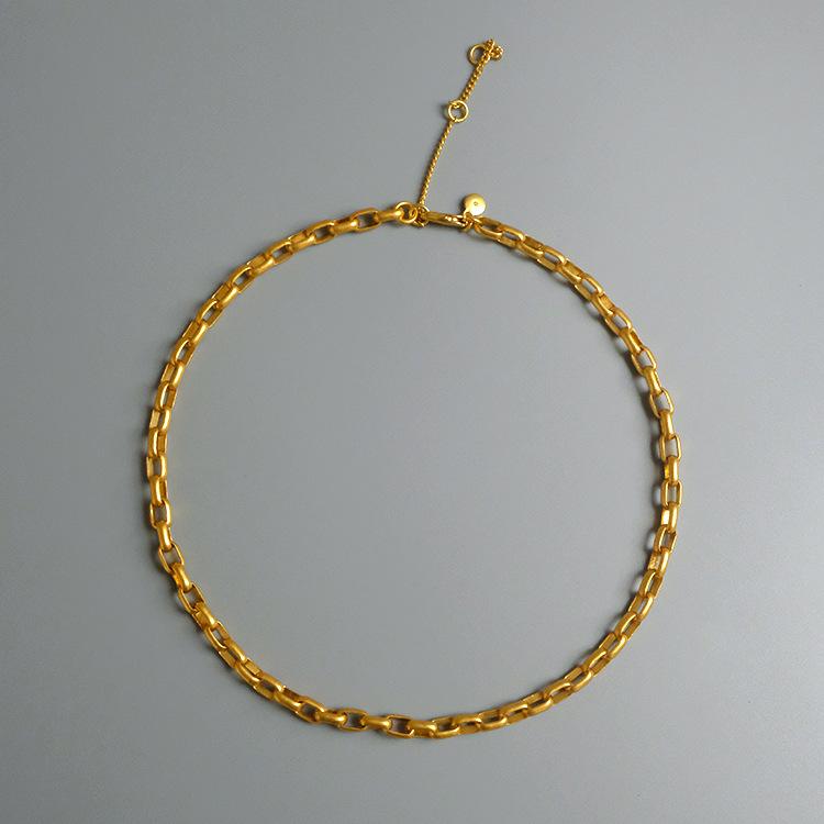 Pendant Necklaces European And American Brass Retro Matte Gold Thick Necklace Design Sense Big Brand Wind Neck Chain Female Ins
Pendant Necklaces European And American Brass Retro Matte Gold Thick Necklace Design Sense Big Brand Wind Neck Chain Female Ins