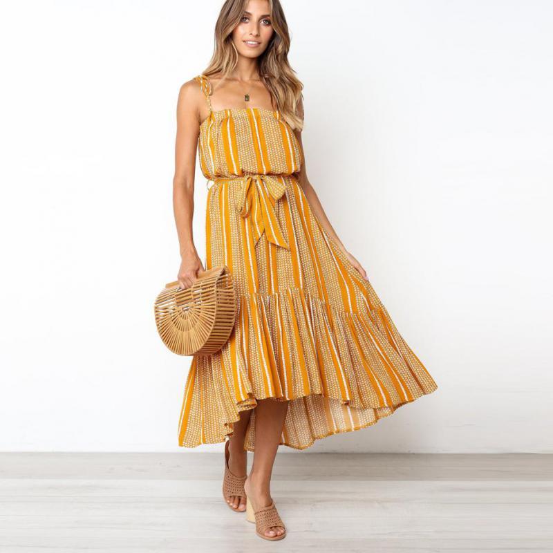 Women Dress Bandage Sleeveless Off Shoulder Bohemian es For Plus Size Sexy Long Beach women 210524