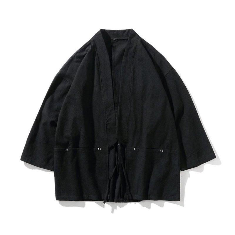 Ethnic Clothing Japanese Style Fashion Men Retro Cardigan Samurai Kimono Haori Japan Warrior Yukata Obi Asian Coat Adult
Ethnic Clothing Japanese Style Fashion Men Retro Cardigan Samurai Kimono Haori Japan Warrior Yukata Obi Asian Coat Adult