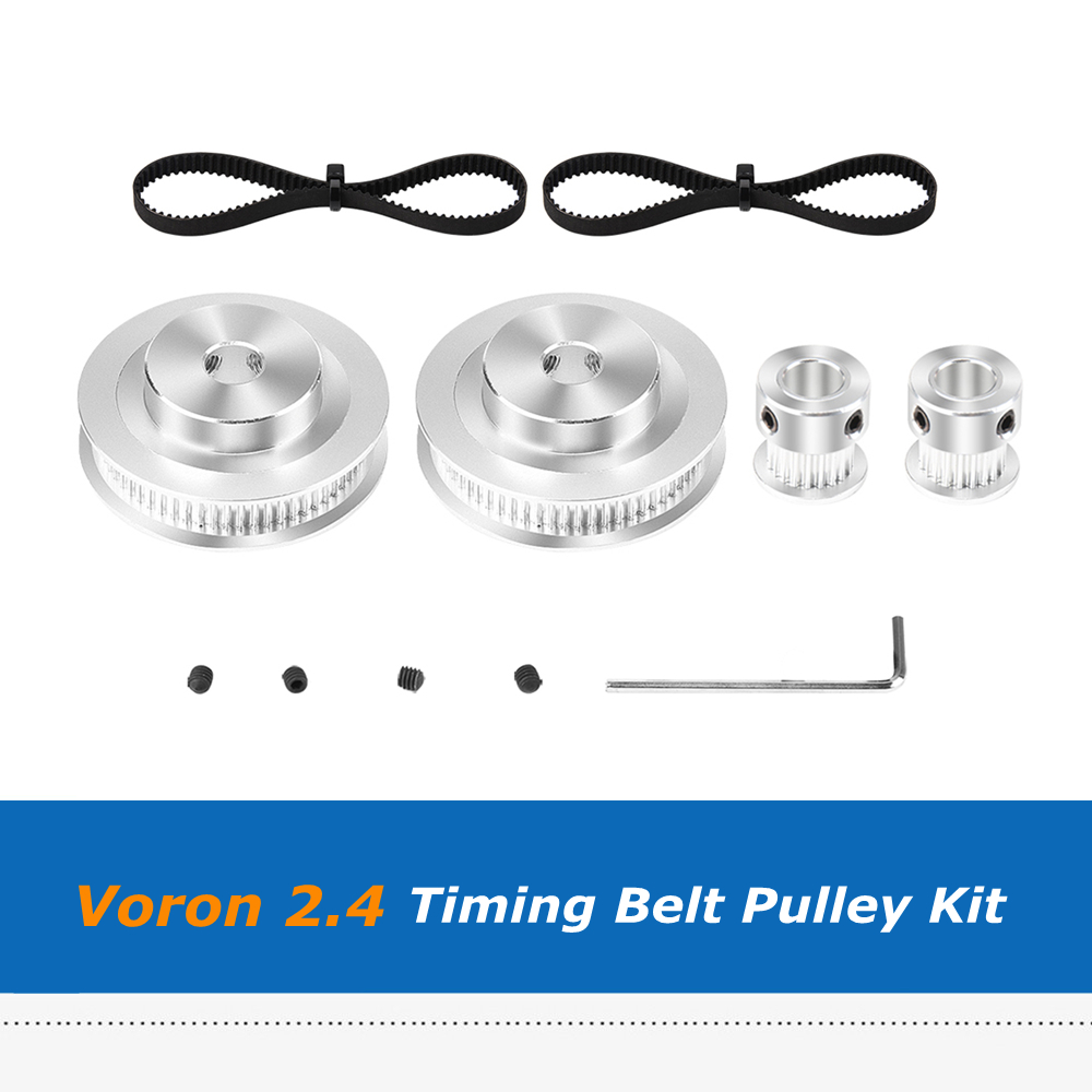 Voron V2.4 GT2 200mm Length Close Timing Belt + 60 Teeth 20 Teeth Pulley Synchronous Wheel for VORON2.4 3D Printer Parts
Voron V2.4 GT2 200mm Length Close Timing Belt + 60 Teeth 20 Teeth Pulley Synchronous Wheel for VORON2.4 3D Printer Parts