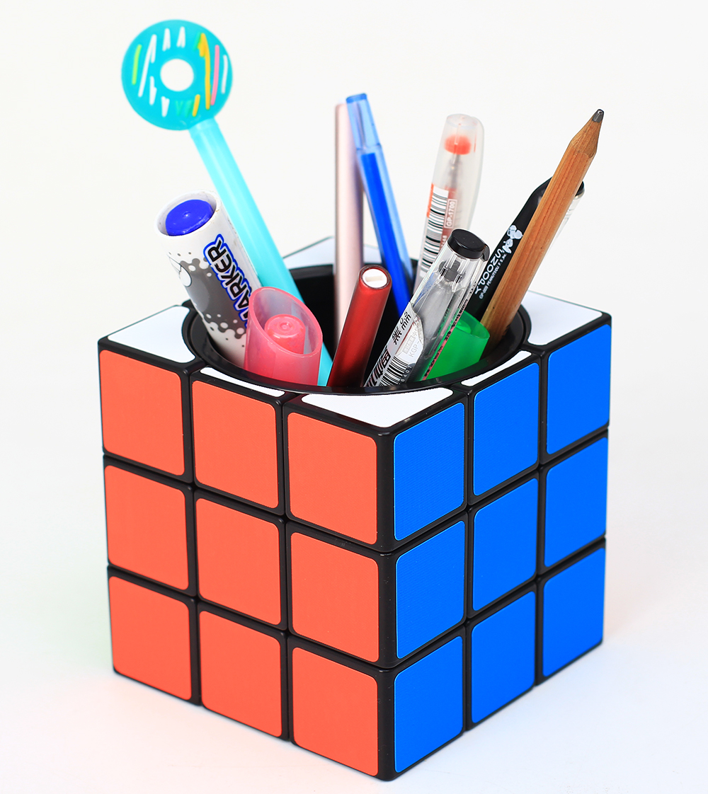 3x3 Pen Holder Magic Cube Case Piggy Bank 3x3x3 9.5cm Speed Cubo Twist Puzzle Office Decoration Gifts Toys for Kids Adults
3x3 Pen Holder Magic Cube Case Piggy Bank 3x3x3 9.5cm Speed Cubo Twist Puzzle Office Decoration Gifts Toys for Kids Adults