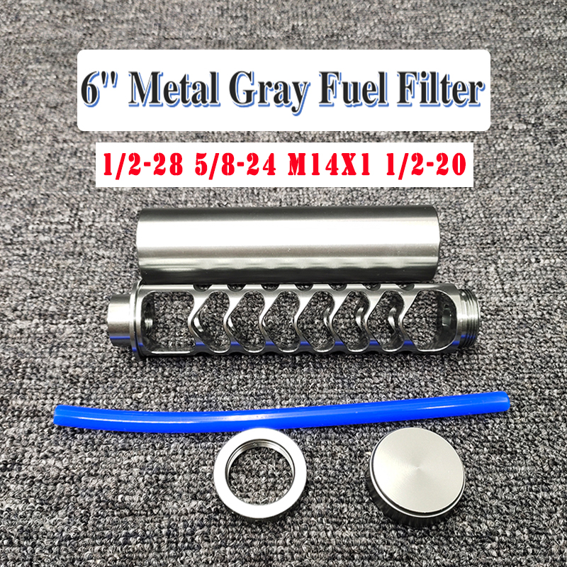 1/2-28 Single Core Car Fuel Filter For NAPA 4003 WIX 24003 Trap Solvent Filters 6" Spiral 5/8-24
1/2-28 Single Core Car Fuel Filter For NAPA 4003 WIX 24003 Trap Solvent Filters 6" Spiral 5/8-24