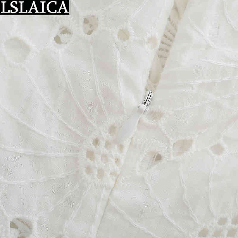 White Lace Dress Lantern Sleeve High Waist Off The Shoulder Slim Women's Summer Evening Party Club Mini Bodycon 210515