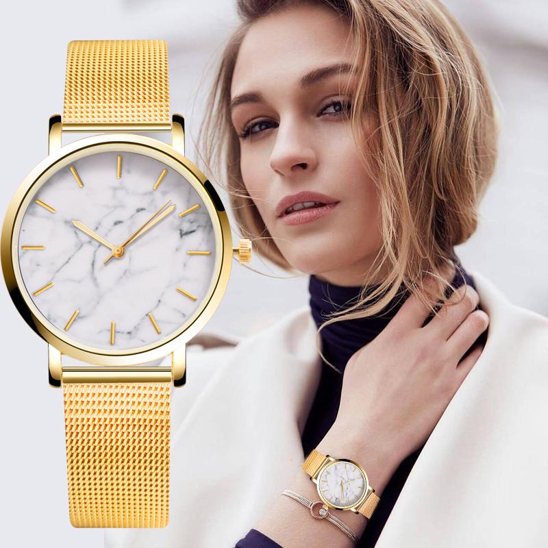 Wristwatches Luxury Women Gold Watches Ladies Fashion Marble Crack Mesh Band Quartz Watch Relogio Feminino Damen Uhren, 032002gold
Wristwatches Luxury Women Gold Watches Ladies Fashion Marble Crack Mesh Band Quartz Watch Relogio Feminino Damen Uhren, 032002gold