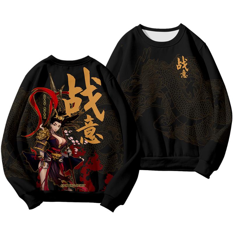 Men's Hoodies & Sweatshirts Dragon Beauty Samurai Printed Autumn Couple Men Women Casual O-Neck Pullover Hoodie Harajuku Sweatwear Oversize, Black
Men's Hoodies & Sweatshirts Dragon Beauty Samurai Printed Autumn Couple Men Women Casual O-Neck Pullover Hoodie Harajuku Sweatwear Oversize, Black